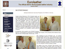 Tablet Screenshot of euroleather.com