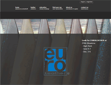 Tablet Screenshot of euroleather.net